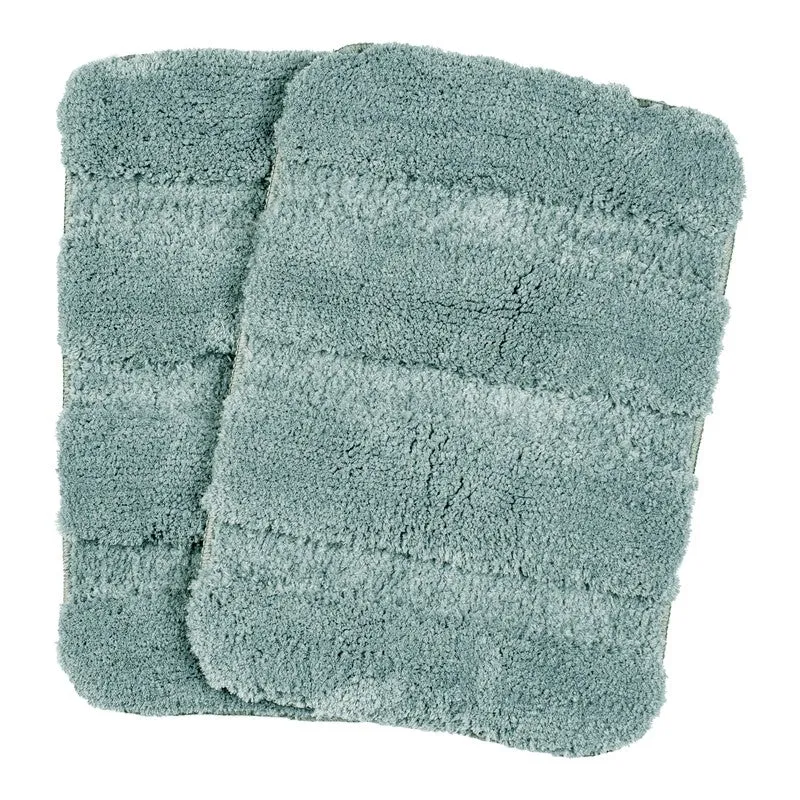 CozyMist Bathmat ( green ) - Set Of Two media 1