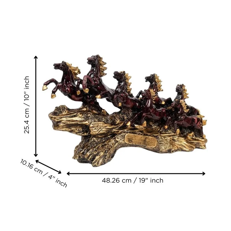 Wild Horse Driftwood Resin Showpiece media 5