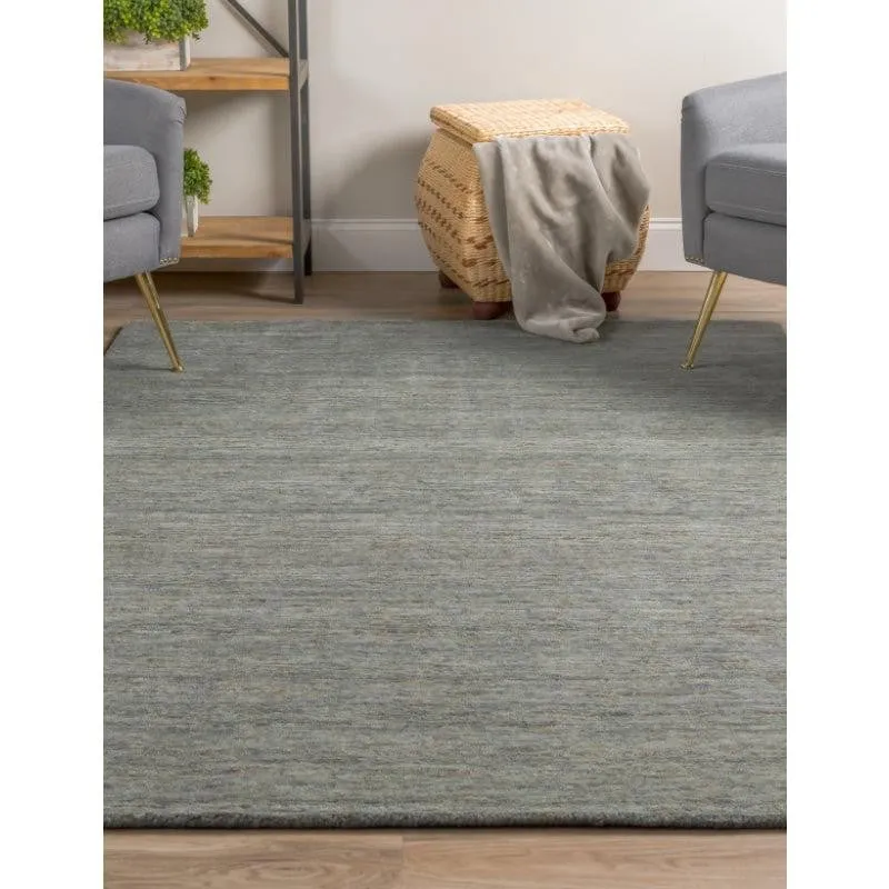 Leyla Hand Woven Wool Rug - Dark Grey media 3