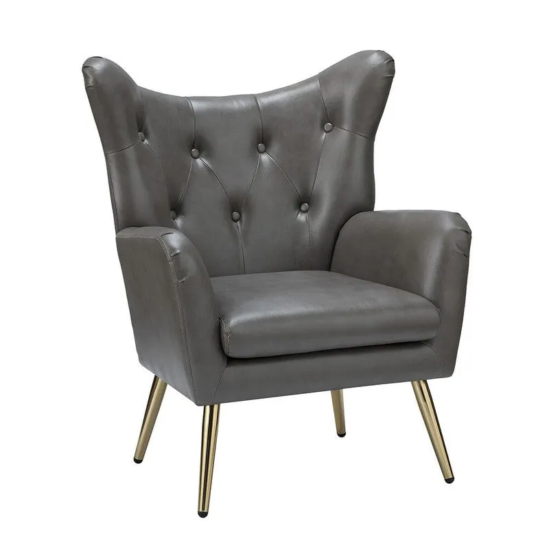 Urbano Neem Wood Lounge Chair - Grey media 3