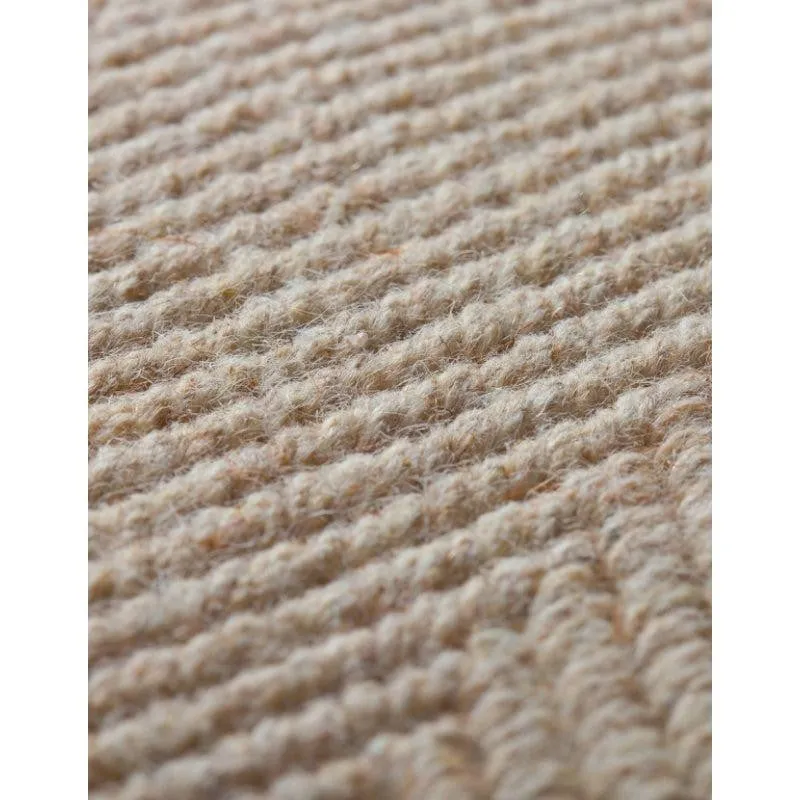Handloom Hand Loomed Haven Wool Rug - Cream media 6