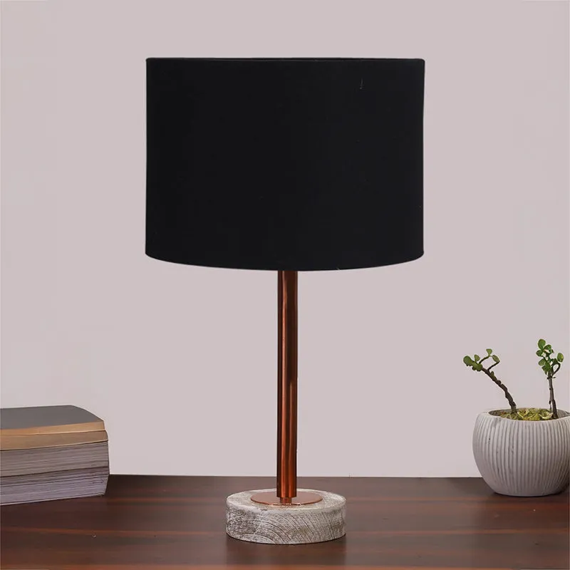 Cotin I Rodin Wooden Table Lamp - Black,Copper,White media 3