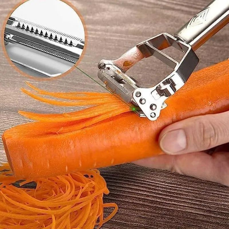 Dual Blade Stainless Steel Peeler & Julienne Tool media 8