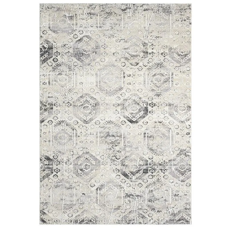 Letti Abstract Polyester Carpet - Grey media 1