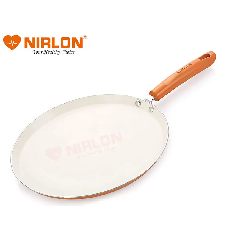 Nirlon Orange Ceramic Coating Dosa Tawa - 28 cm media 5