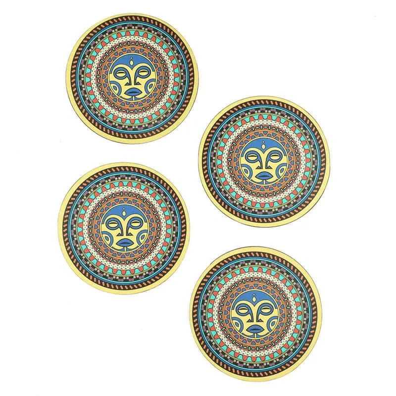 Mantra Maori Mandala Trivet - Set Of Four media 3