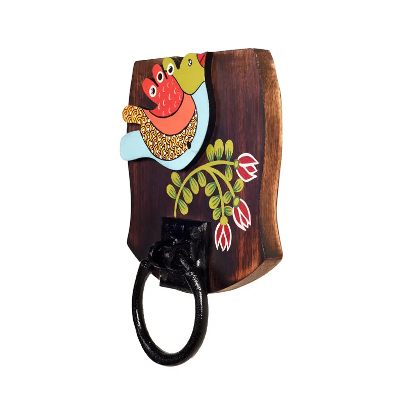 Maina Madhubani Towel Hanger media 5