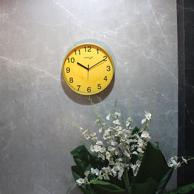 Kronika Analog Wall Clock - Gold & Yellow media 1