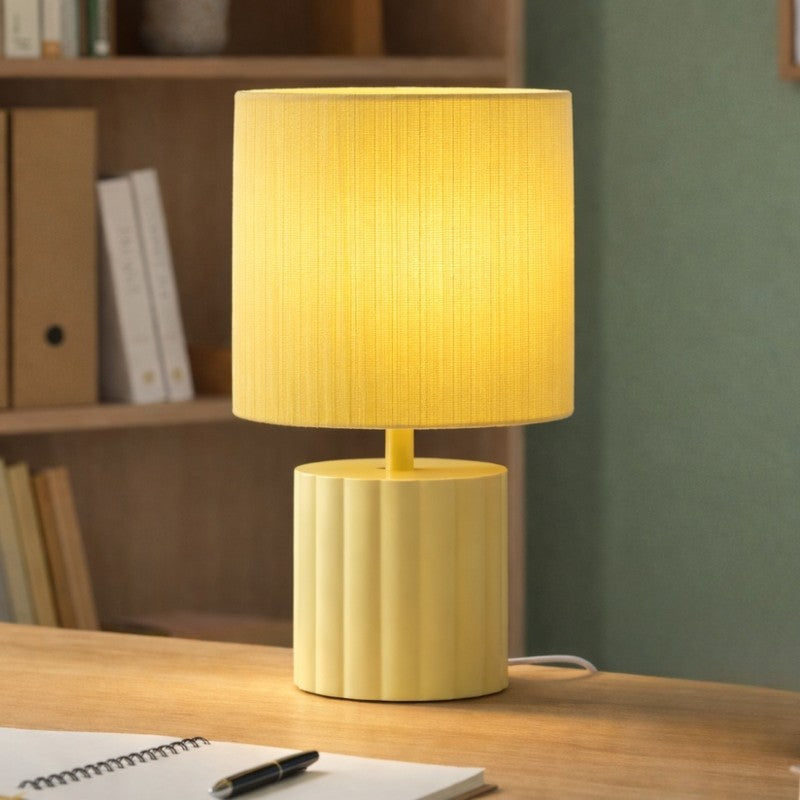 Velton Studio Cotton Table Lamp - Yellow
