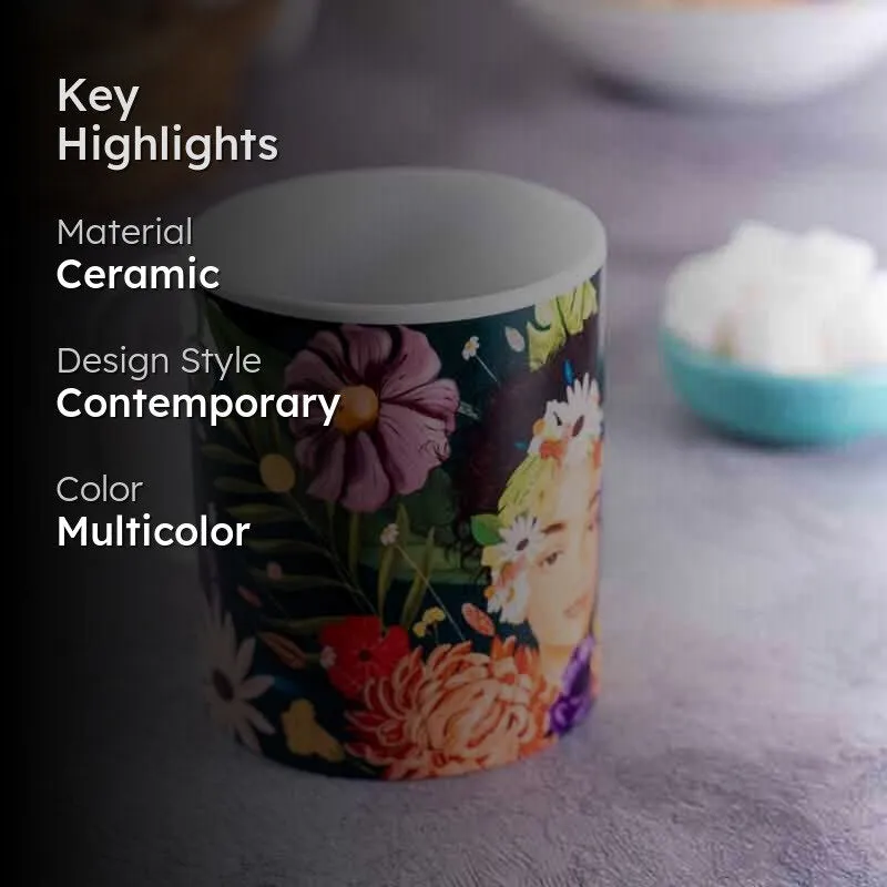 Blooming Ceramic Coffee Mug (325 mL) media 2