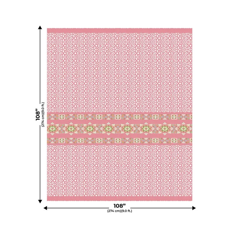 LuxeHaven Cotton Bedsheet (Pink) - 180 TC media 6