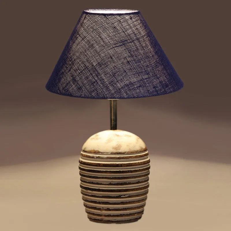Lumexa Cotton & Wooden Table Lamp - Blue media 6