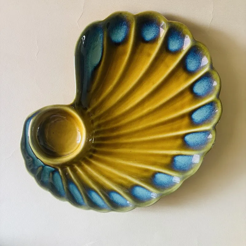 Ceramic Peacock Platter media 4