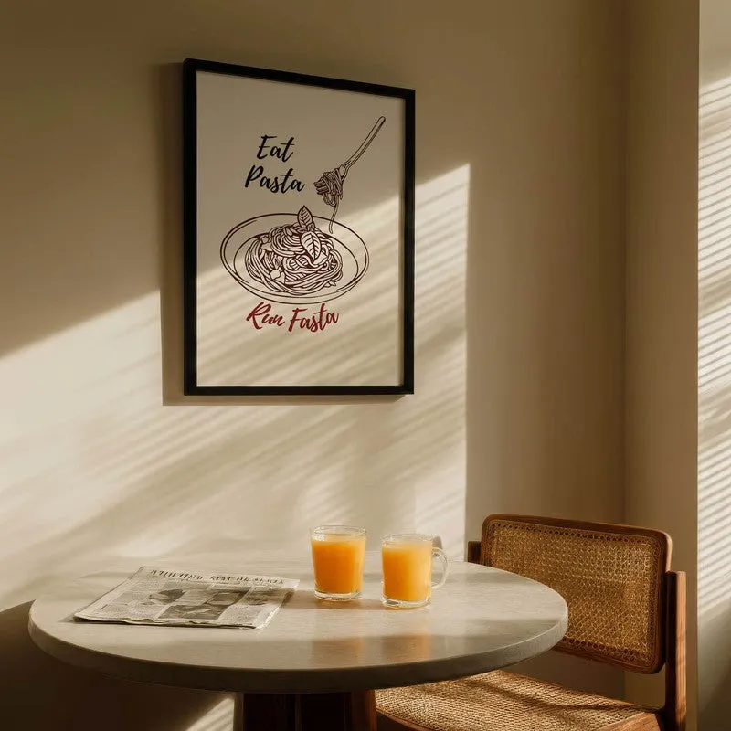 PastaAura Archival Canvas Wall Art - Black media 5