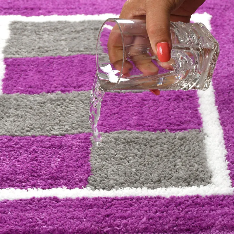 Zerix Cotton Bath Mat - Purple media 7