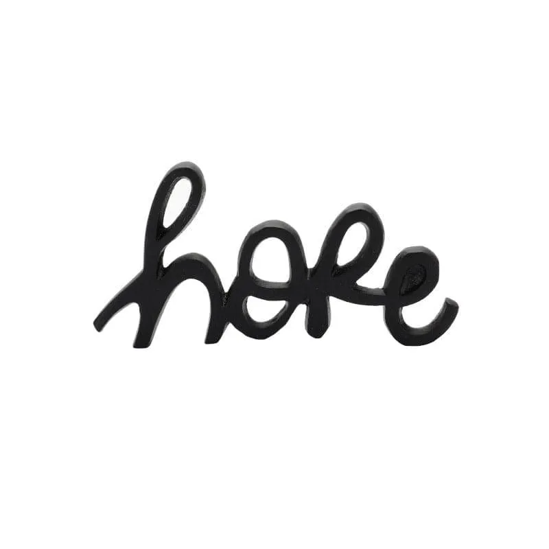 Hope Loop Typography Showpiece - Black media 3