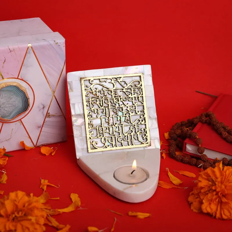 Gaytri Mantra TeaLight Holder media 1
