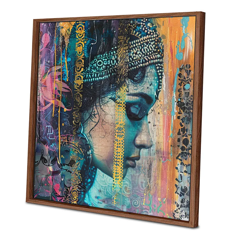 Melancholy Of Colour Canvas Wall Art With Frame media 2