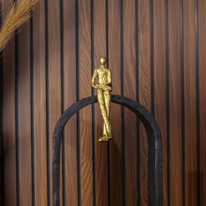 Veloura Gold Figure Resin Showpiece media 4
