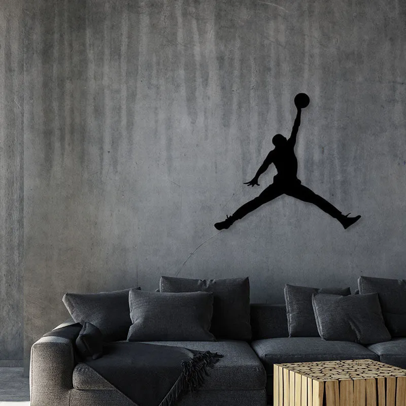 Basketball Jordan Black Iron Wall Accent media 1