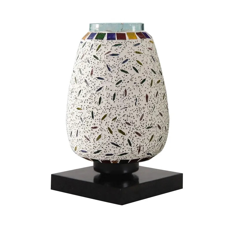Lumetti Glass Table Lamp With Wooden Base - Multicolor media 6