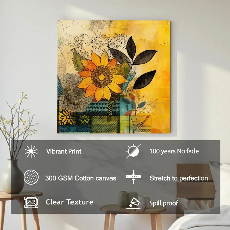 Ethnic Petal Canvas Wall Art media 6