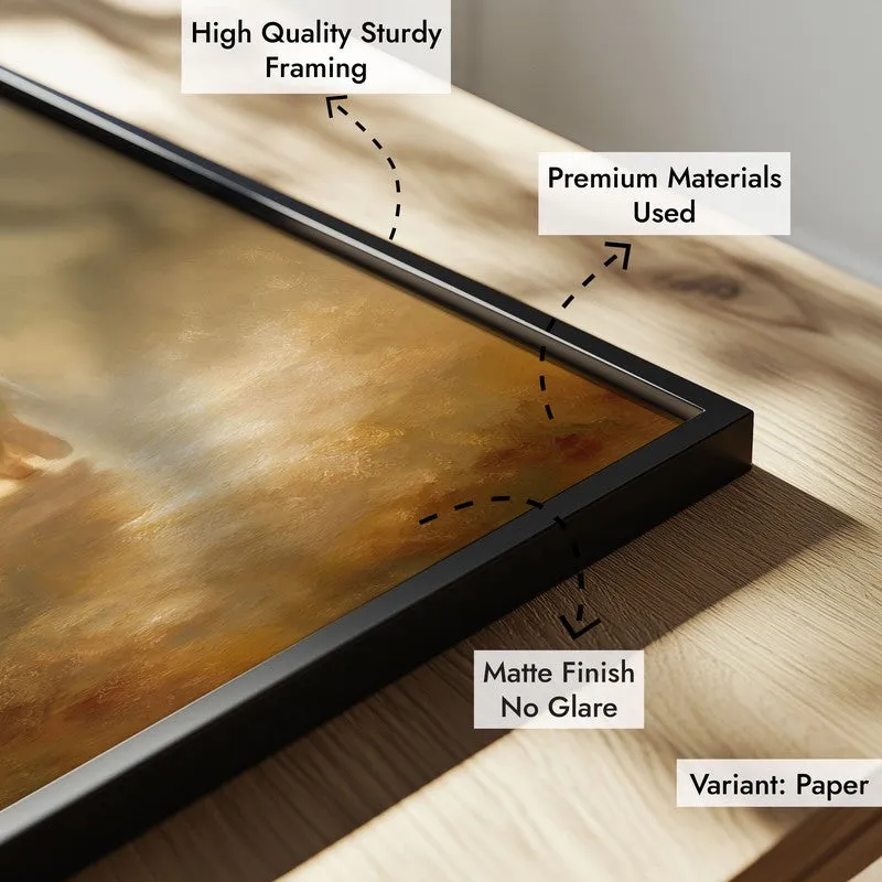 Divine Journey of Jesus Christ Archival Paper Wall Painting With Black Frame media 6