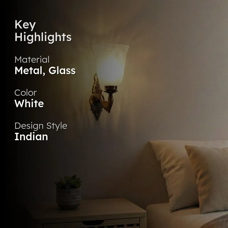 Aeris Crystal Glass Wall Lamp media 2