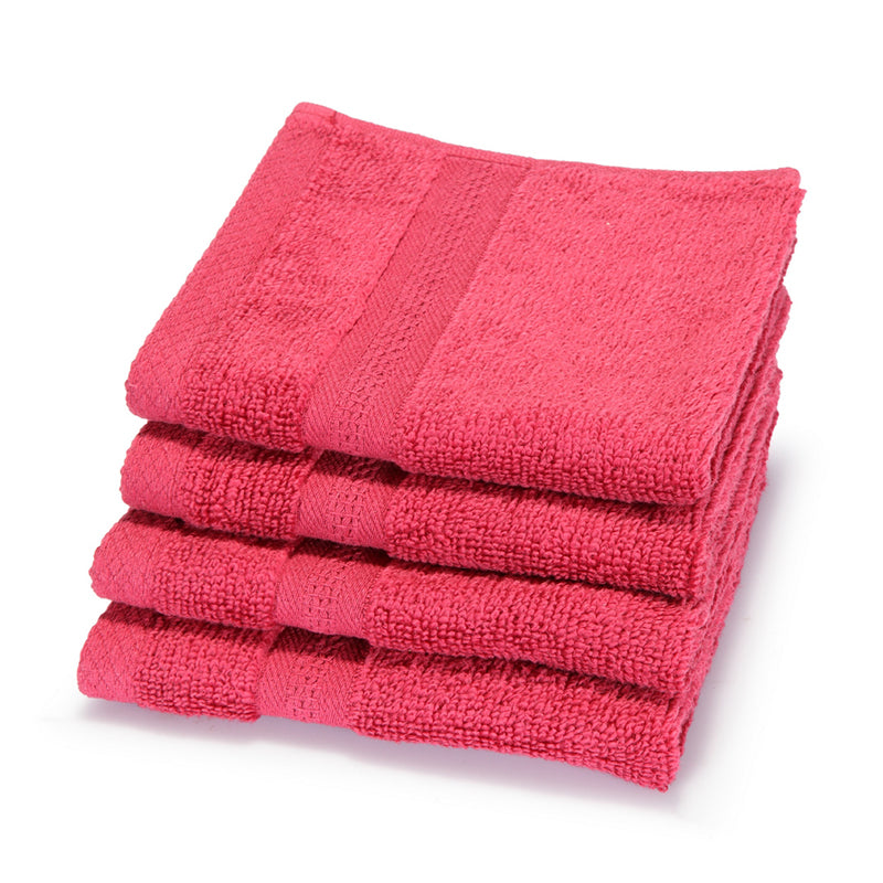Nuage Cotton Hand & Face Towel (Brown, Pink & Blue) - Set Of Twelve media 4