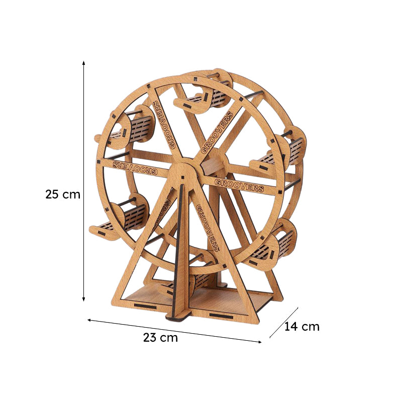 Giant Wheel Fair Showpiece - Brown media 7
