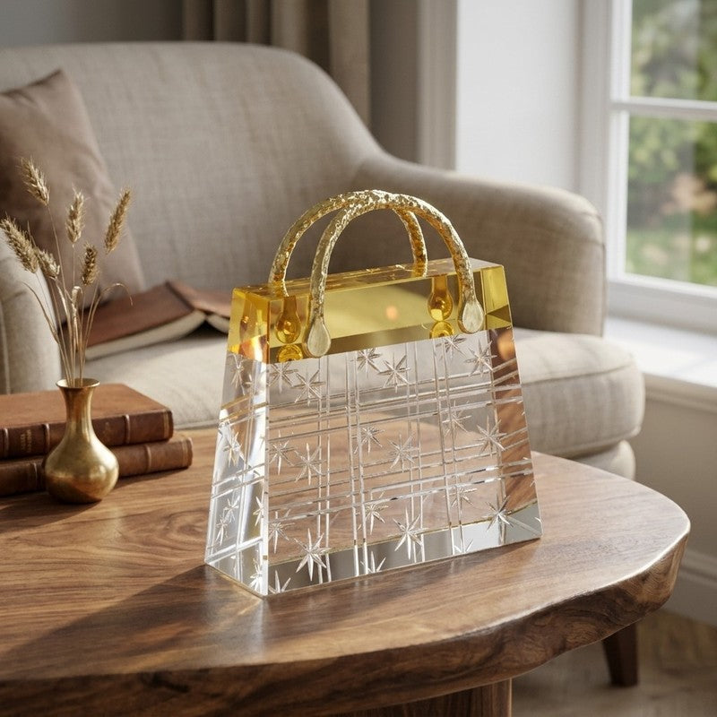 Orlisse Tote Crystal & Alloy Showpiece