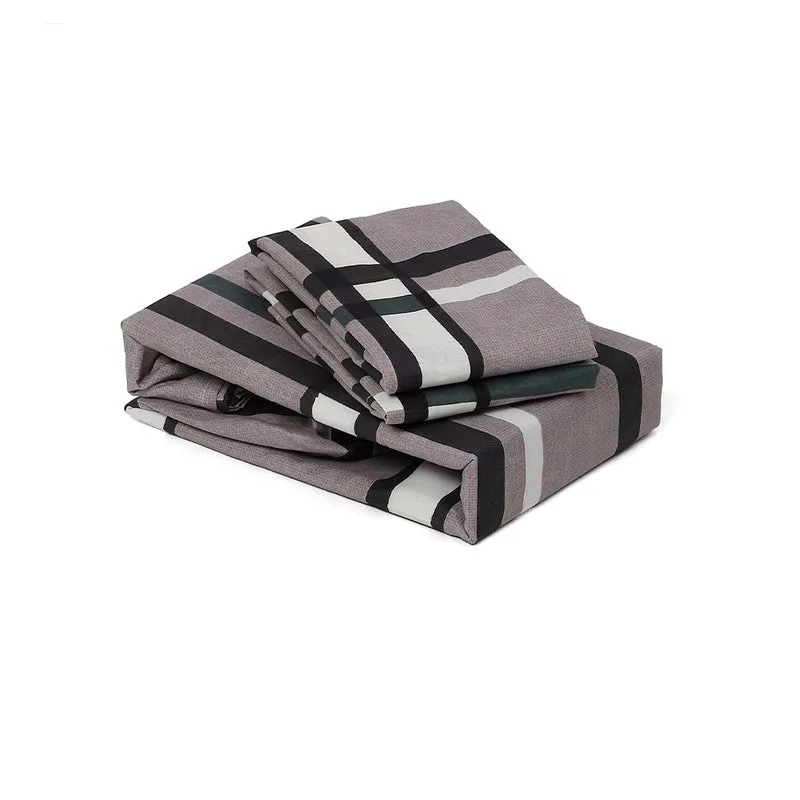 Monte Carlo Vintage Checks Bedsheet - 120 GSM media 8