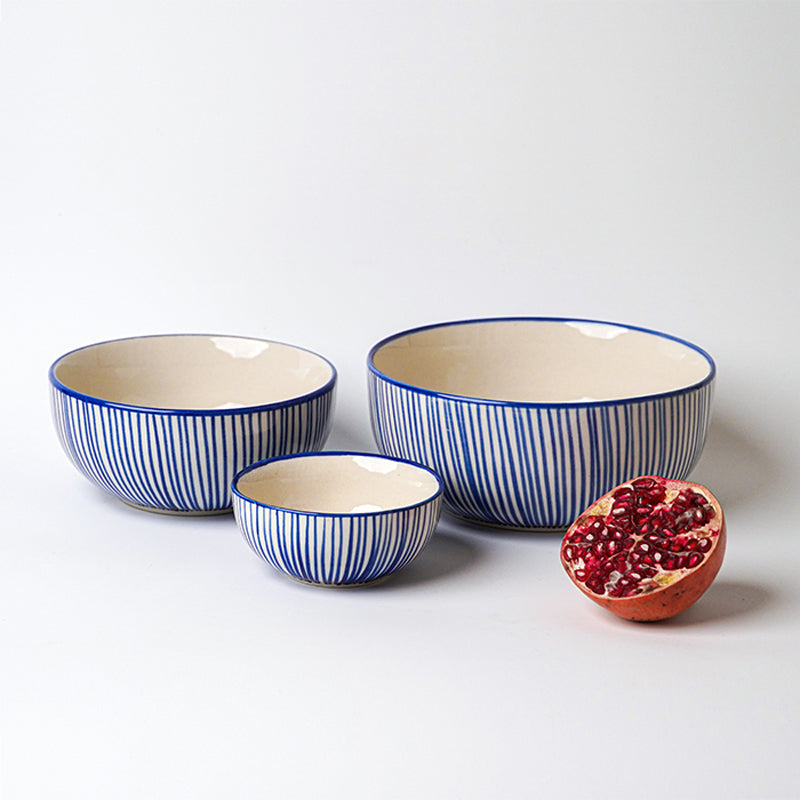 Fiora Handpainted Ceramic Dinner Set - 22 Piece Set media 6