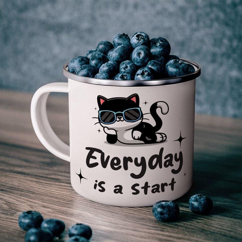 Cat Stainless Steel Coffee Mug (330 mL) media 4