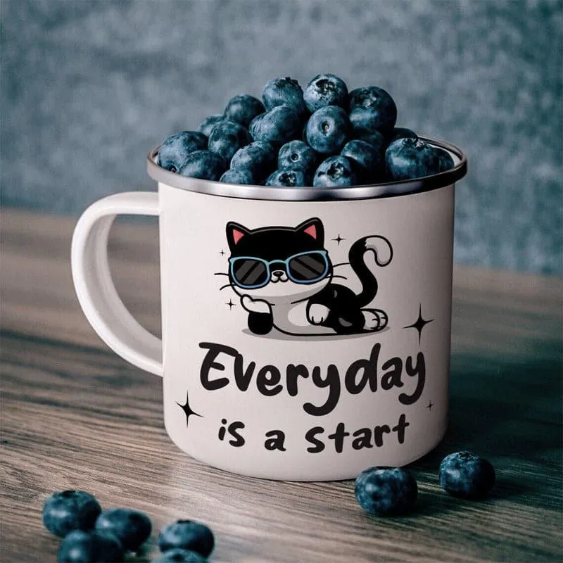 Cat Stainless Steel Coffee Mug (330 mL) media 4
