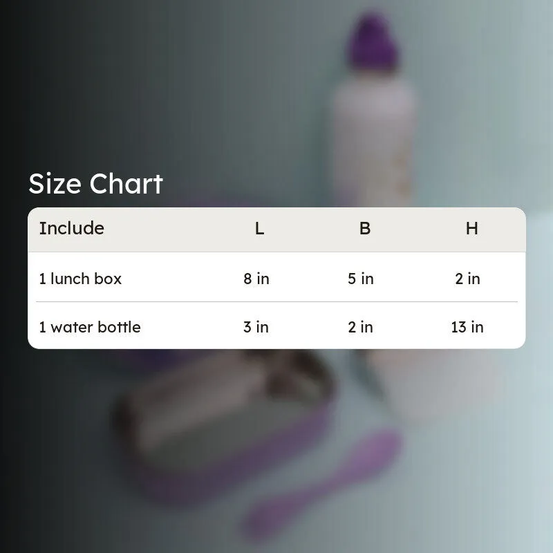 Isabelle Lunch Box 800 ML With 1000 ML Water Bottle - Two Piece Set media 5
