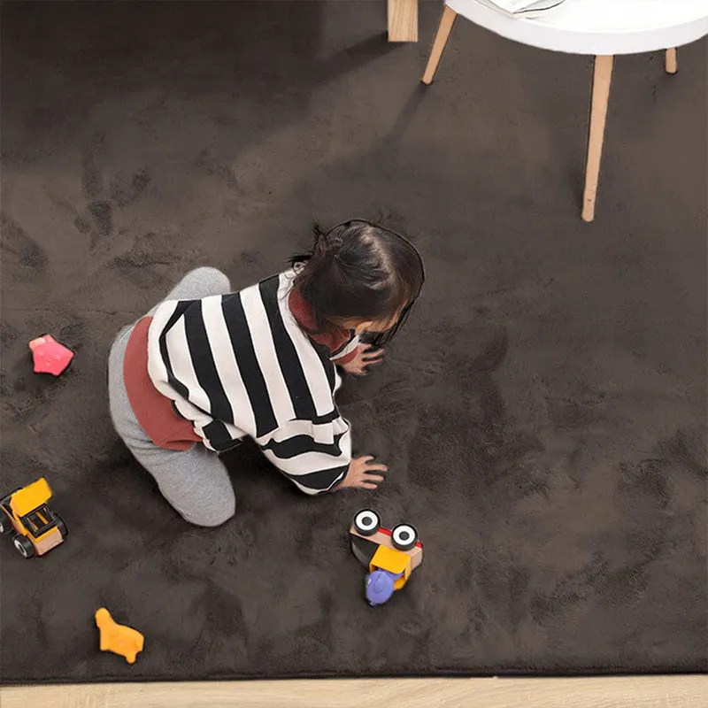 Ruffle Luxe Area Rug - Cocoa Brown media 7