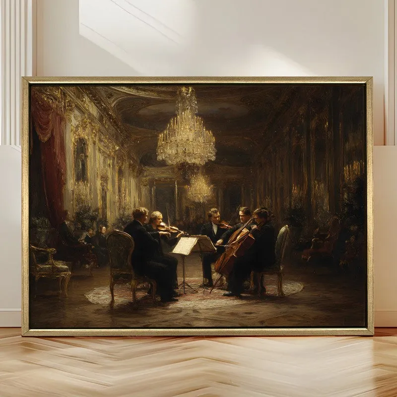 Imperial Notes Canvas Wall Painting With Frame media 4