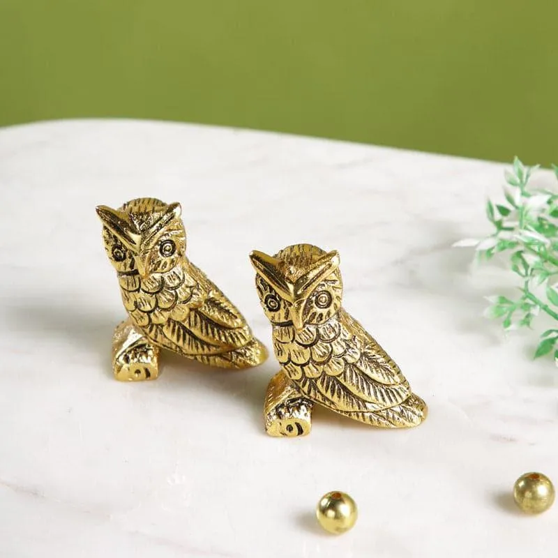 Owl Grady Showpiece - Set Of Two media 1