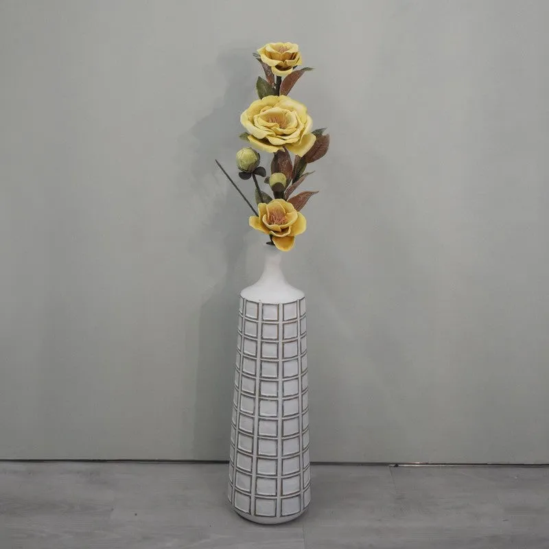 Magnolia Bloom Crafted Artificial Flower - Yellow media 3