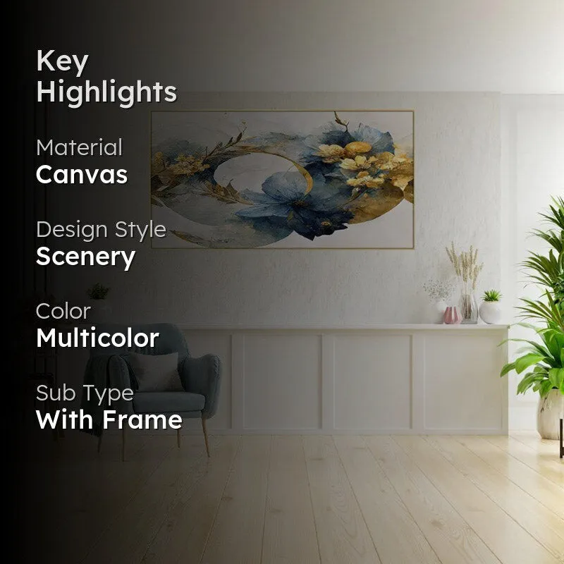 Hymnia Flora Canvas Wall Painting media 2