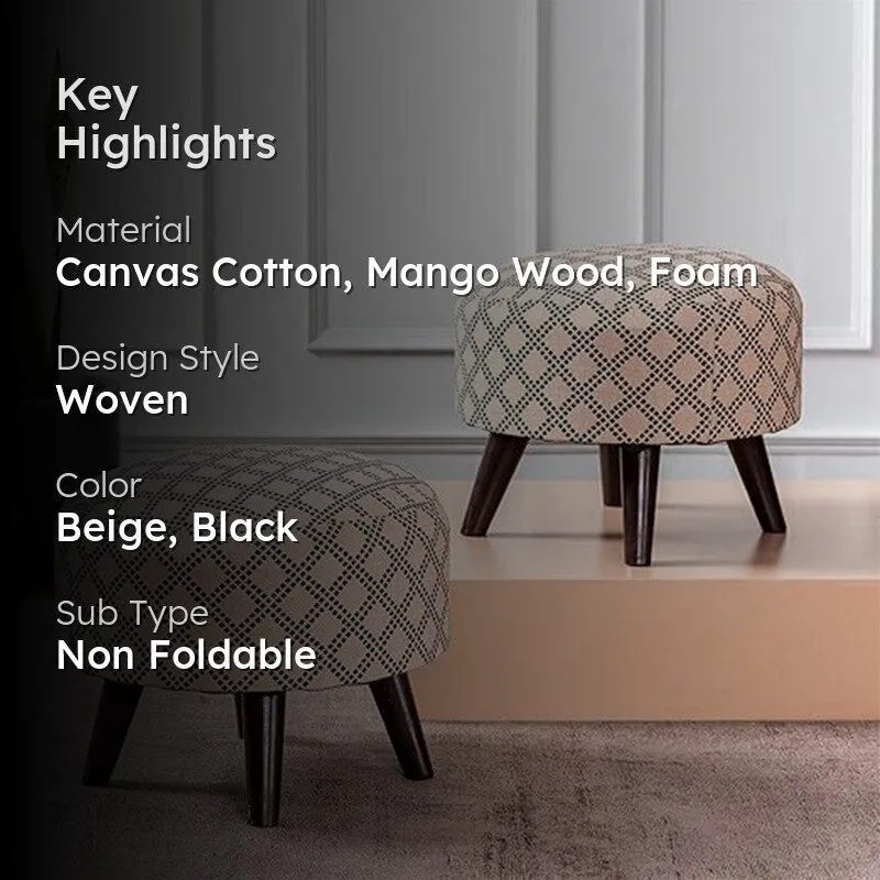 Reven Cotton Ottoman - Set Of Two media 2