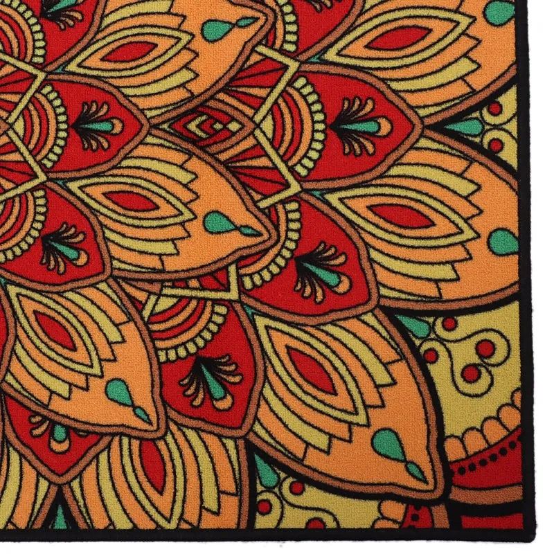Fleur Mandalas Anti-Skid Carpet media 4