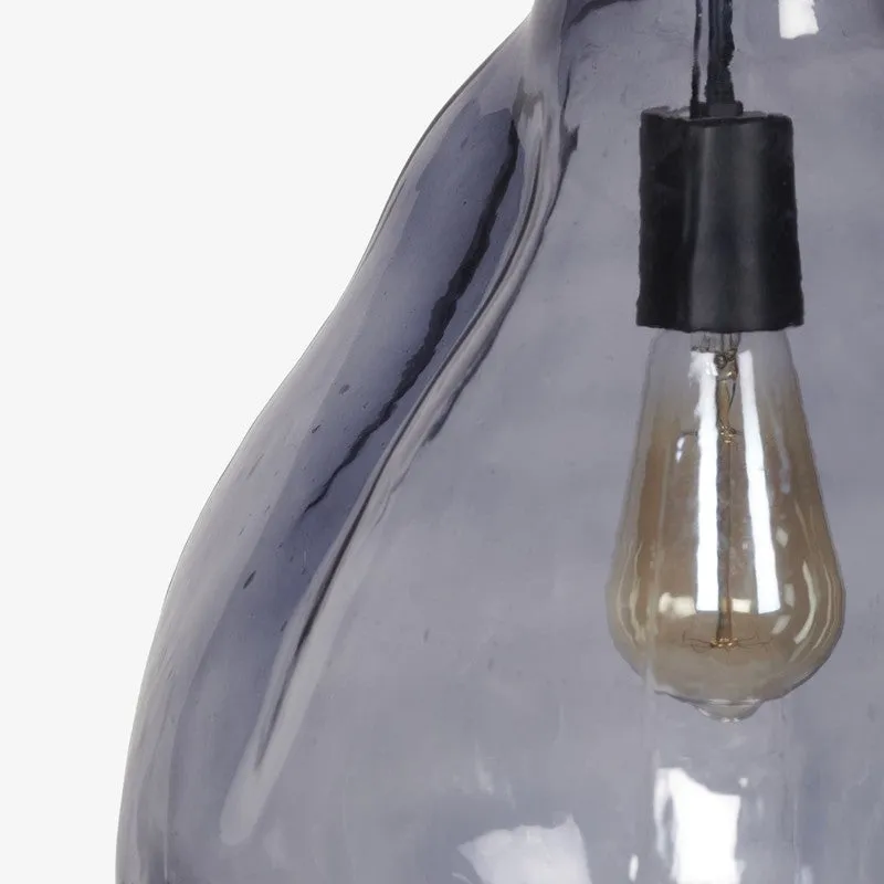 Orange Tree Sogu Black Glass Ceiling Lamp media 5