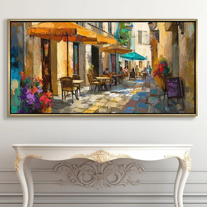 Passaggio Canvas Wall Painting With Frame media 5