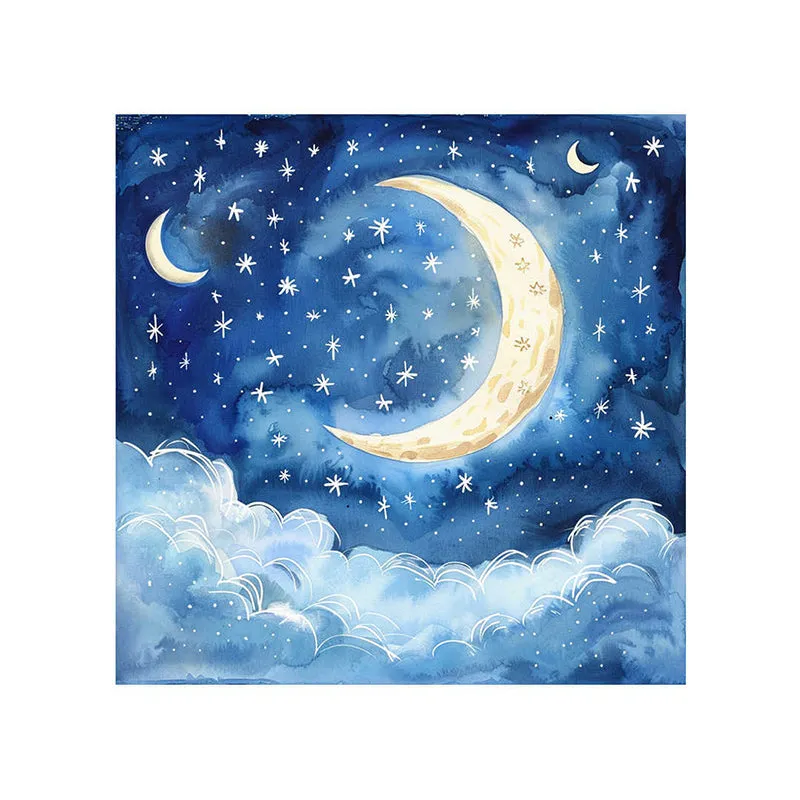Celestial Moon Wall Painting media 5