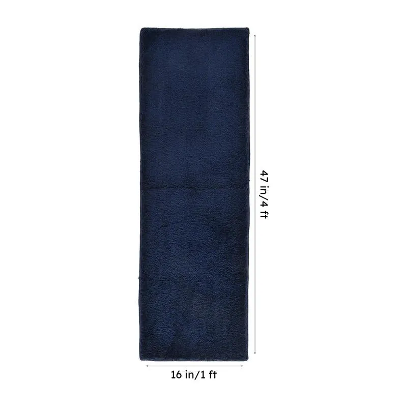Sofstep Micro Fiber Runner Rug - Navy Blue media 7