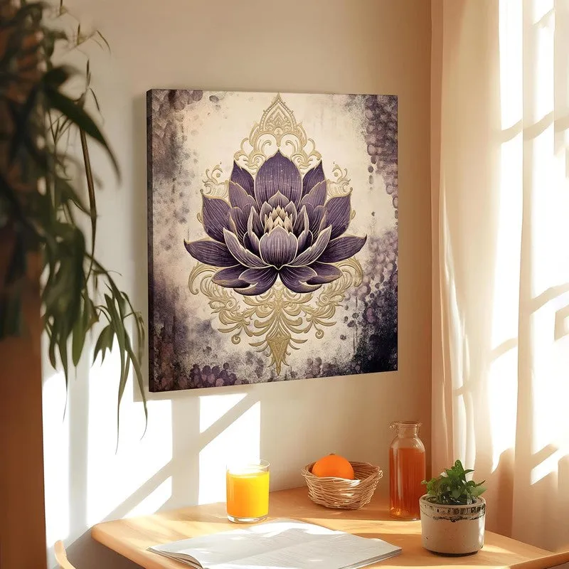 Pastel Lotus Wall Art Without Frame media 3