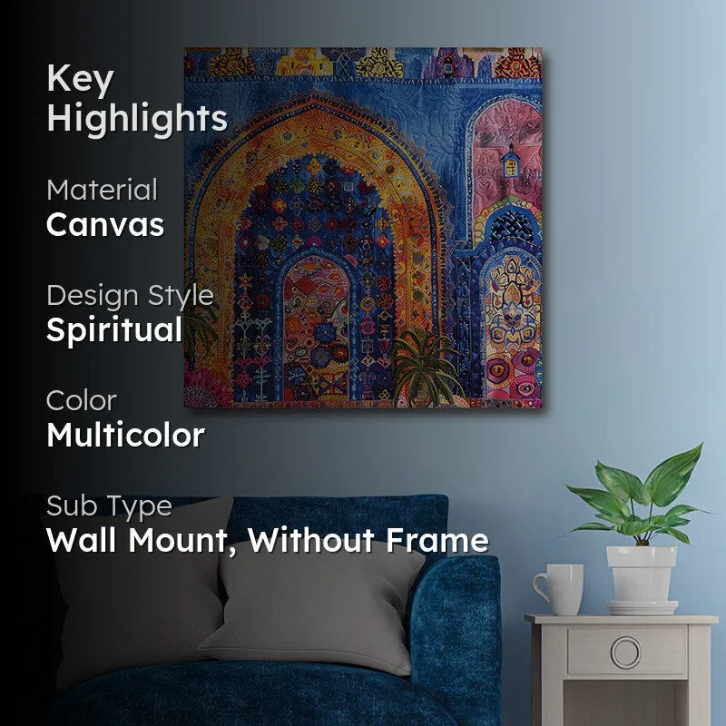 Vibrant Archway Canvas Wall Art media 2