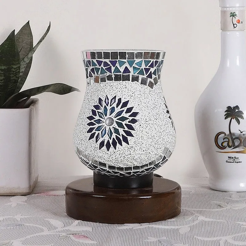 Gleamine Mosaic Glass Table Lamp - Multicolor media 4
